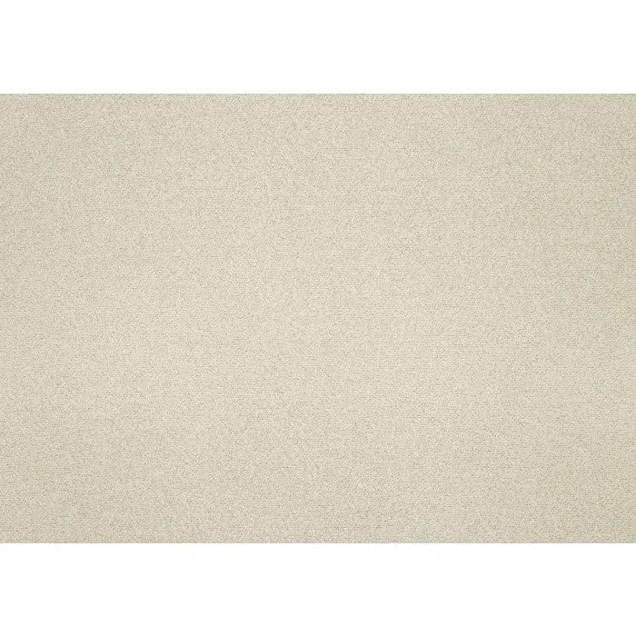 Lit Bonnie TOCO Meubles en tissu chenille beige avec tête et pied de lit rembourrés, design élégant et confortable.