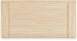 TOCO Meubles Lit Hazel en bois clair, design plateforme minimaliste, finition naturelle, 200x200cm