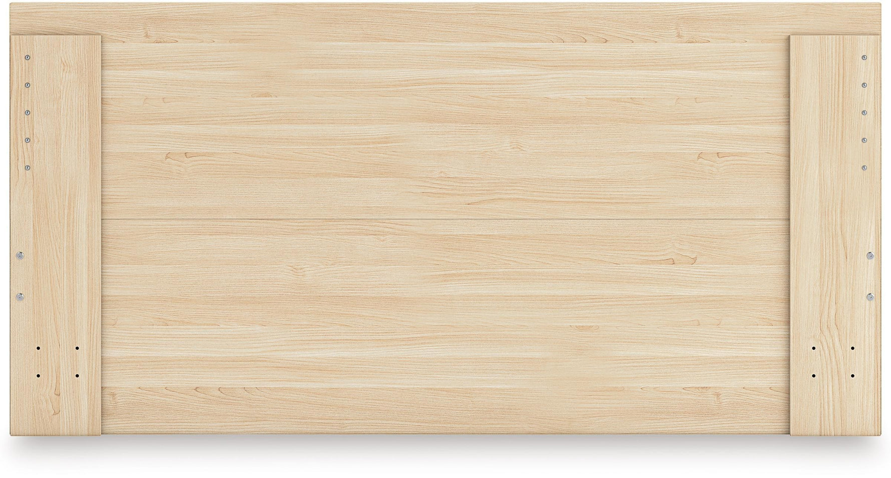 TOCO Meubles Lit Hazel en bois clair, design plateforme minimaliste, finition naturelle, 200x200cm