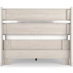 Lit TOCO Meubles Solene en bois clair avec un design contemporain et épuré, parfait pour les petits espaces.