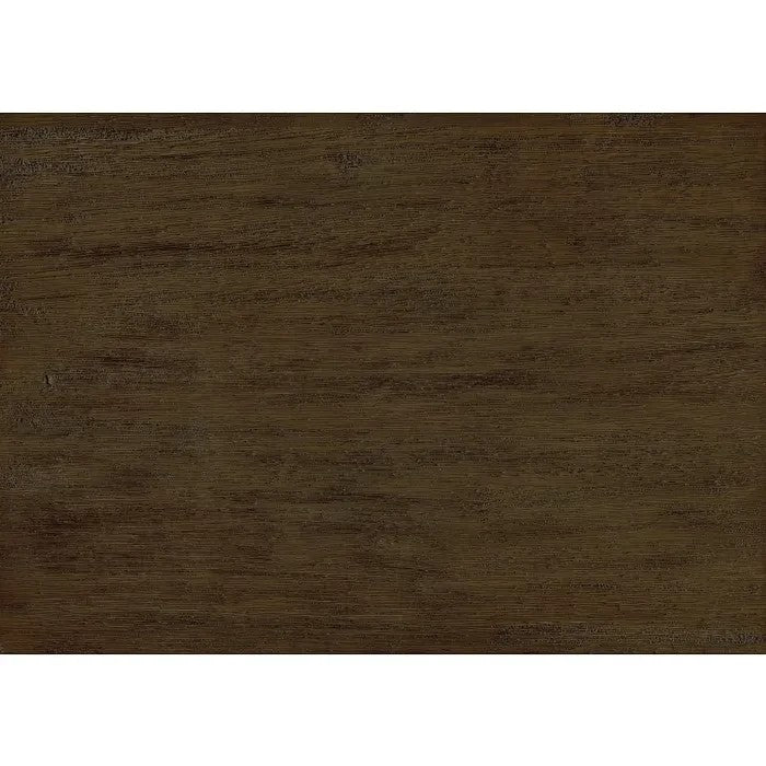TOCO Meubles Grand Lit Zavian en tissu chenille beige avec montants en bois fini chêne