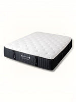 Matelas Ariya Hybrid TOCO Meubles simple XL avec surface matelassée blanche et côtés gris foncé