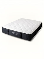 Matelas Ariya Hybrid TOCO Meubles avec surface matelassée blanche et côtés gris foncé, technologie hybride