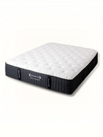 Matelas Ariya Hybrid TOCO Meubles avec surface matelassée blanche et côtés gris foncé, technologie hybride