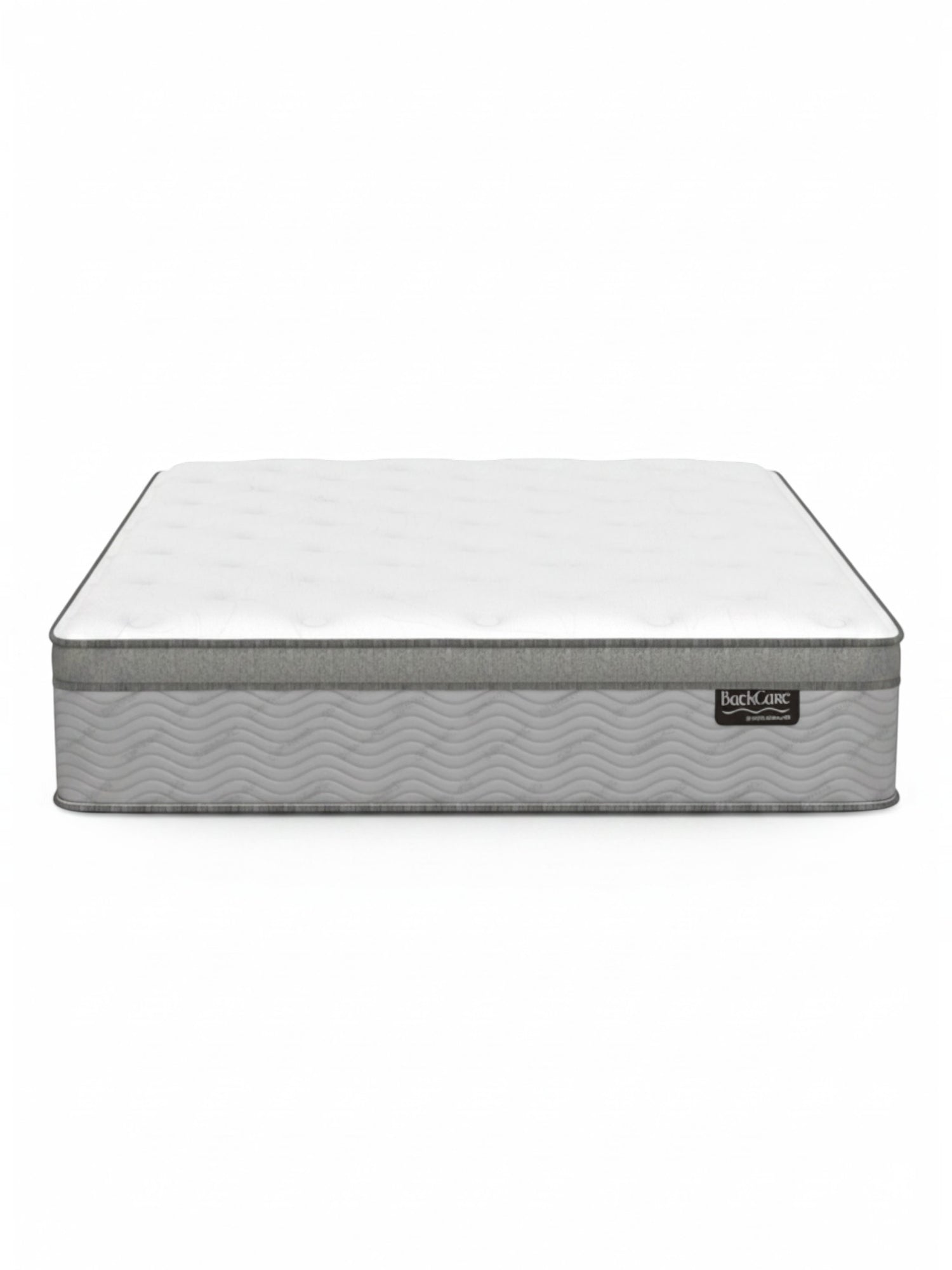 Matelas Back care Quartet TOCO Meubles avec ressorts ensachés, mousse AirFeel et gel rafraîchissant, blanc et gris