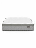 Matelas Back care Quartet TOCO Meubles avec ressorts ensachés, mousse AirFeel et gel rafraîchissant, blanc et gris