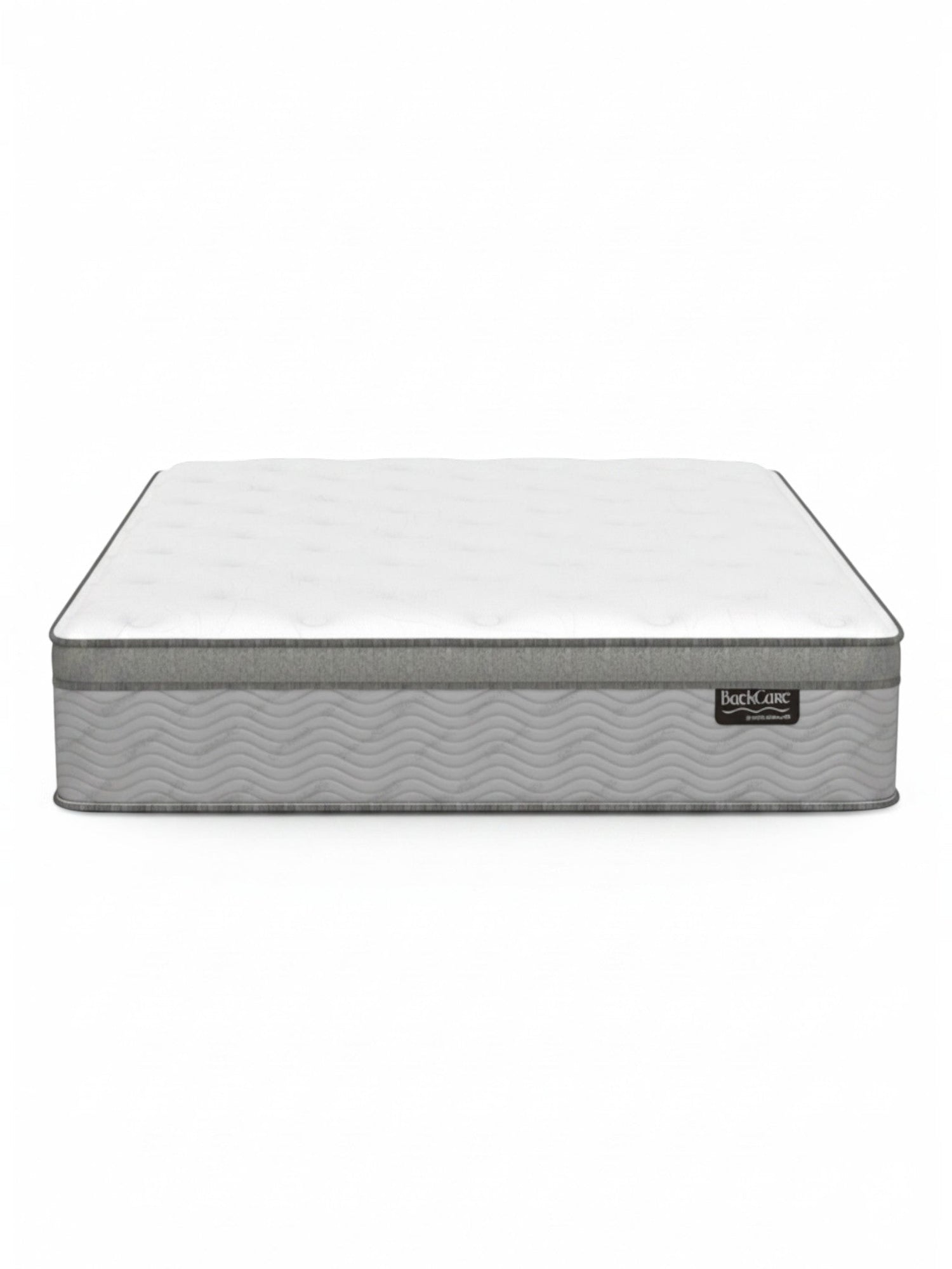 Matelas Back care Quartet TOCO Meubles avec ressorts ensachés, mousse AirFeel et gel rafraîchissant, blanc et gris