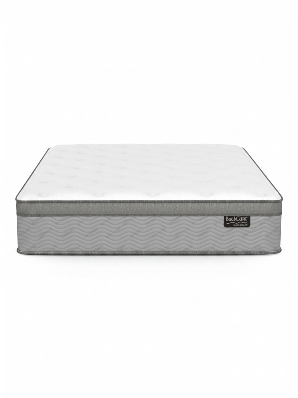 Matelas Back care Quartet TOCO Meubles avec ressorts ensachés, mousse AirFeel et gel rafraîchissant, blanc et gris