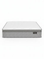 Matelas Back Care Quartet Grand de TOCO Meubles avec ressorts ensachés, mousse AirFeel et finition grise élégante