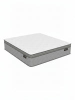 Matelas TOCO Meubles Back Care Quartet très grand avec ressorts ensachés, mousse gel et finition grise texturée