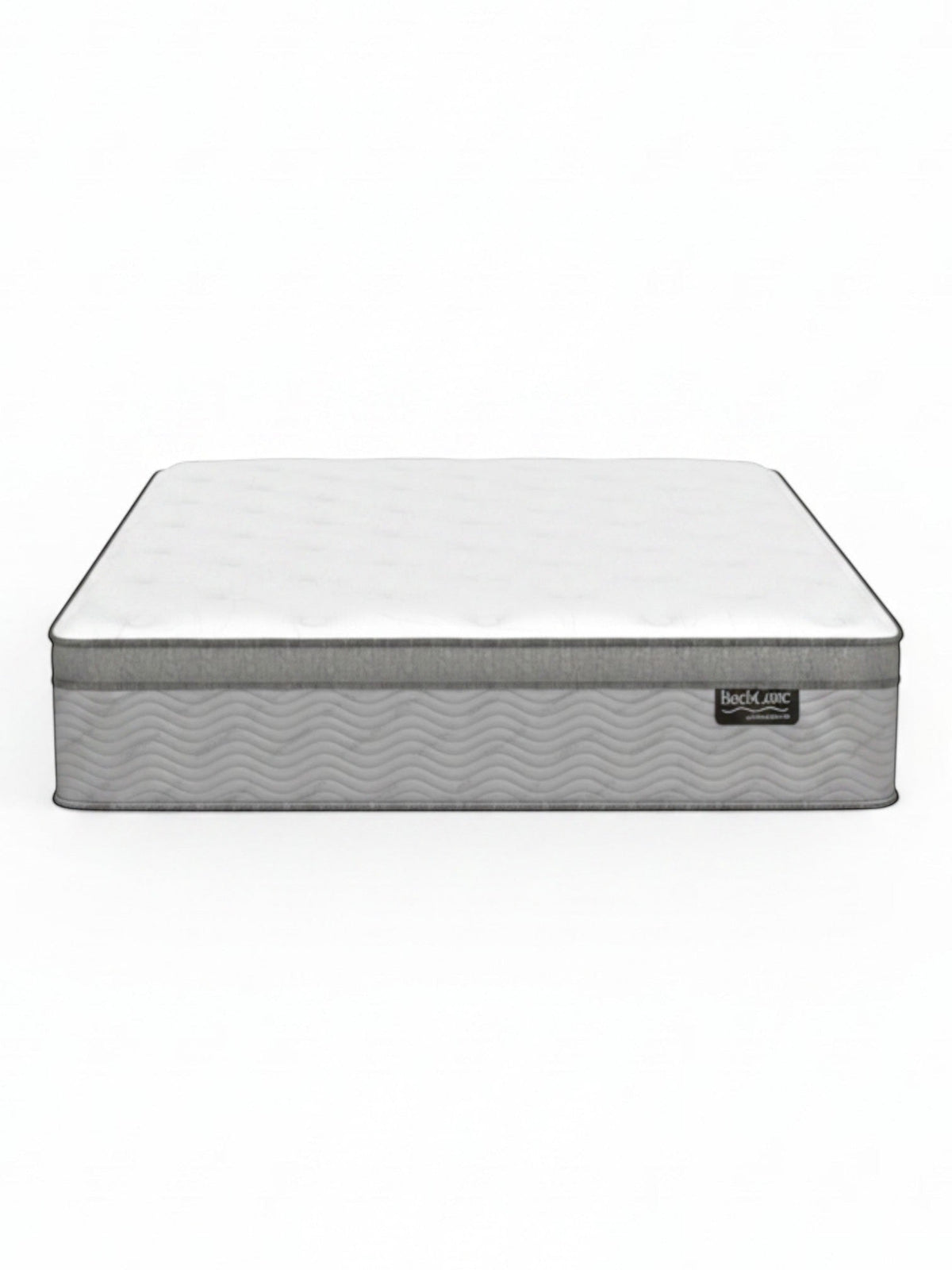 Matelas Back Care Quartet Grand de TOCO Meubles avec ressorts ensachés, mousse AirFeel et finition grise élégante