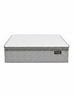 Matelas haut de gamme TOCO Meubles Back Care Quintet avec ressorts ensachés et finition grise élégante