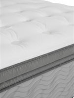 Matelas haut de gamme TOCO Meubles Back Care Quintet Grand avec finition capitonnée et coutil blanc texturé