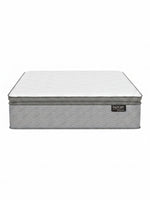 Matelas haut de gamme TOCO Meubles Back Care Quintet avec ressorts ensachés et finition grise élégante