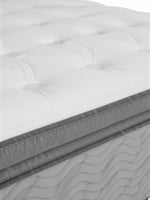 Matelas haut de gamme TOCO Meubles Back Care Quintet Grand avec finition capitonnée et coutil blanc texturé