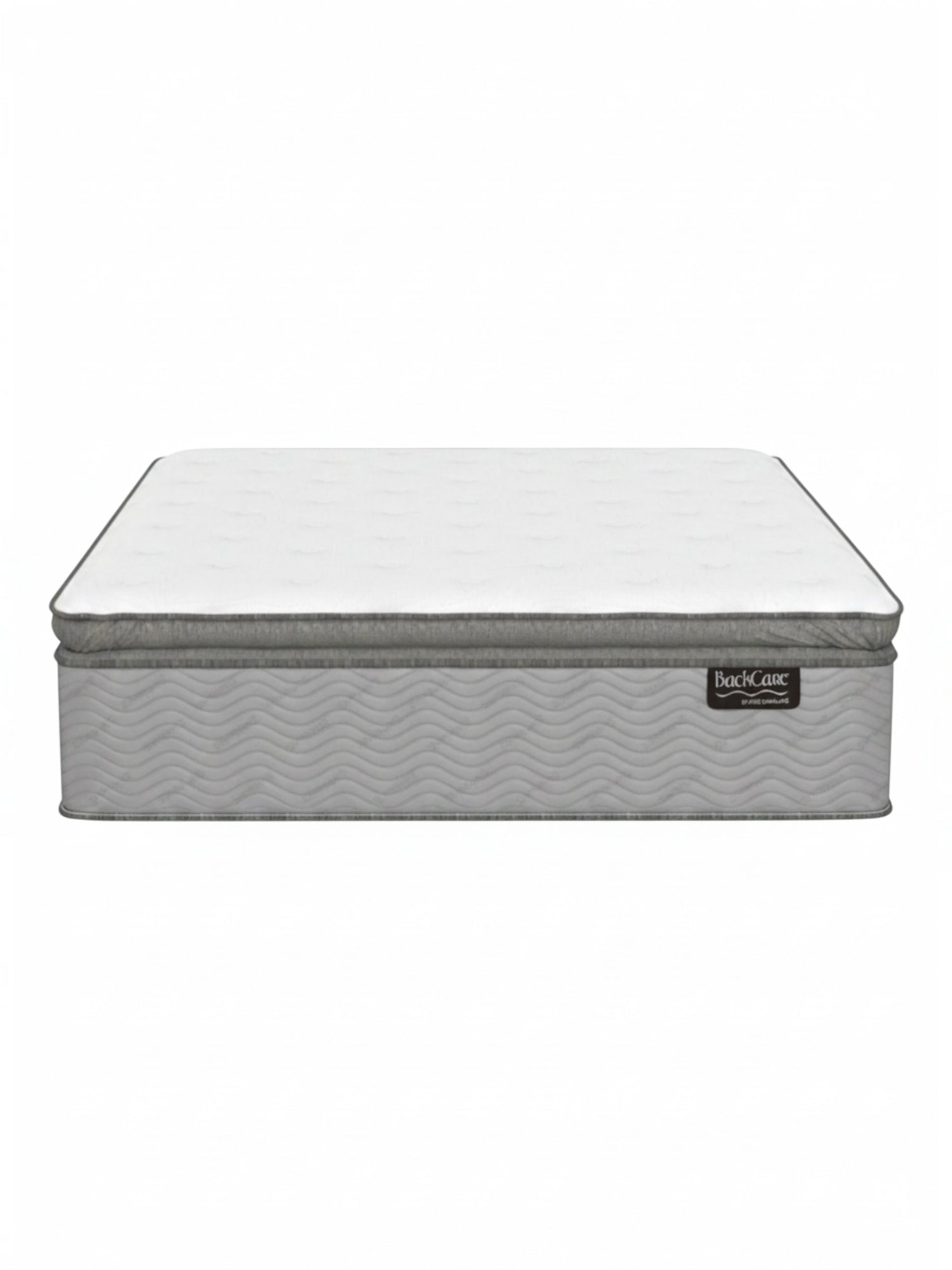 Matelas TOCO Meubles BackCare Quintet XL blanc et gris avec ressorts ensachés et mousse mémoire