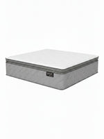 Matelas TOCO Meubles BackCare Quintet très grand avec ressorts ensachés, mousse mémoire et finition grise élégante