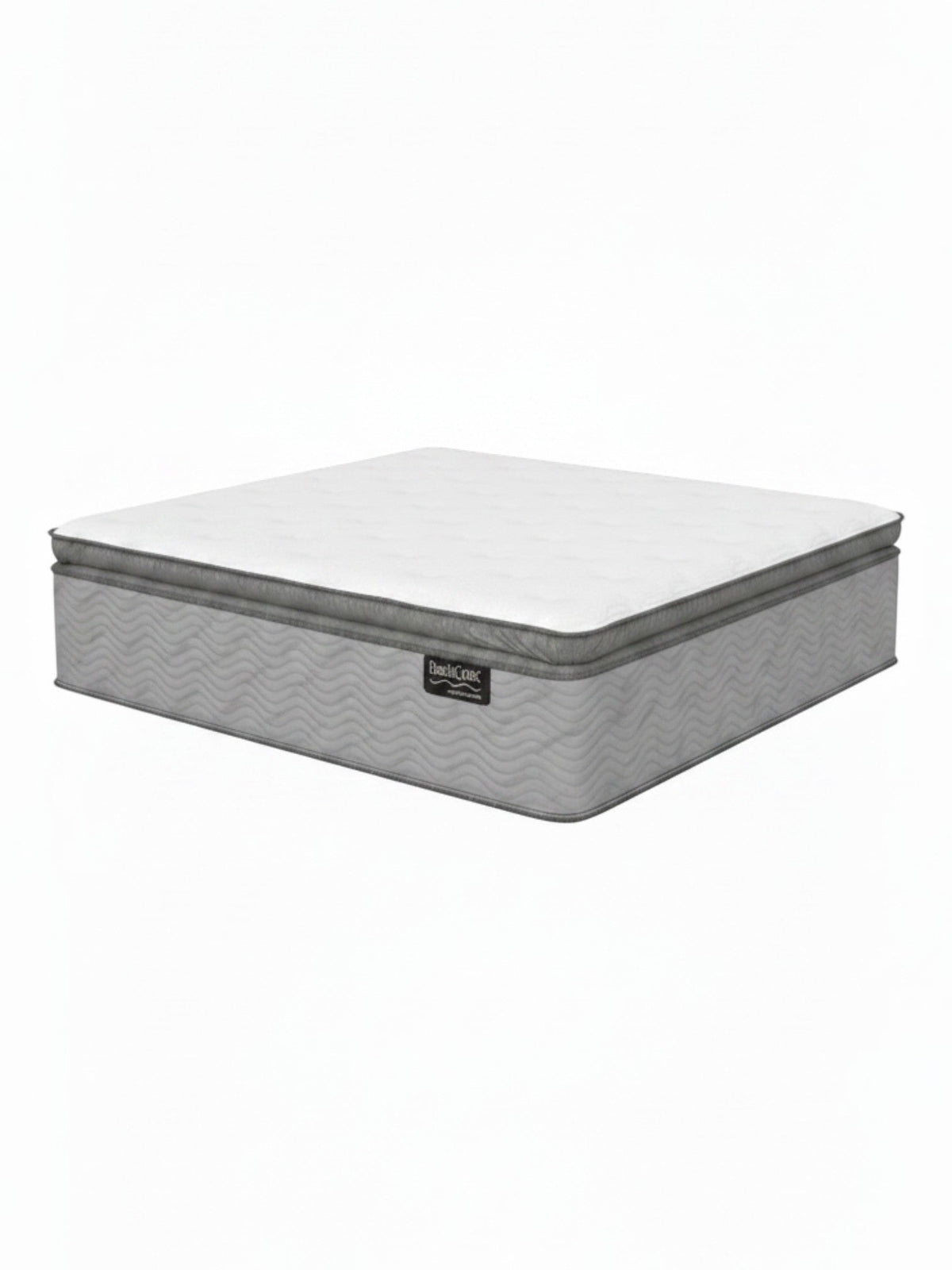 Matelas TOCO Meubles BackCare Quintet très grand avec ressorts ensachés, mousse mémoire et finition grise élégante
