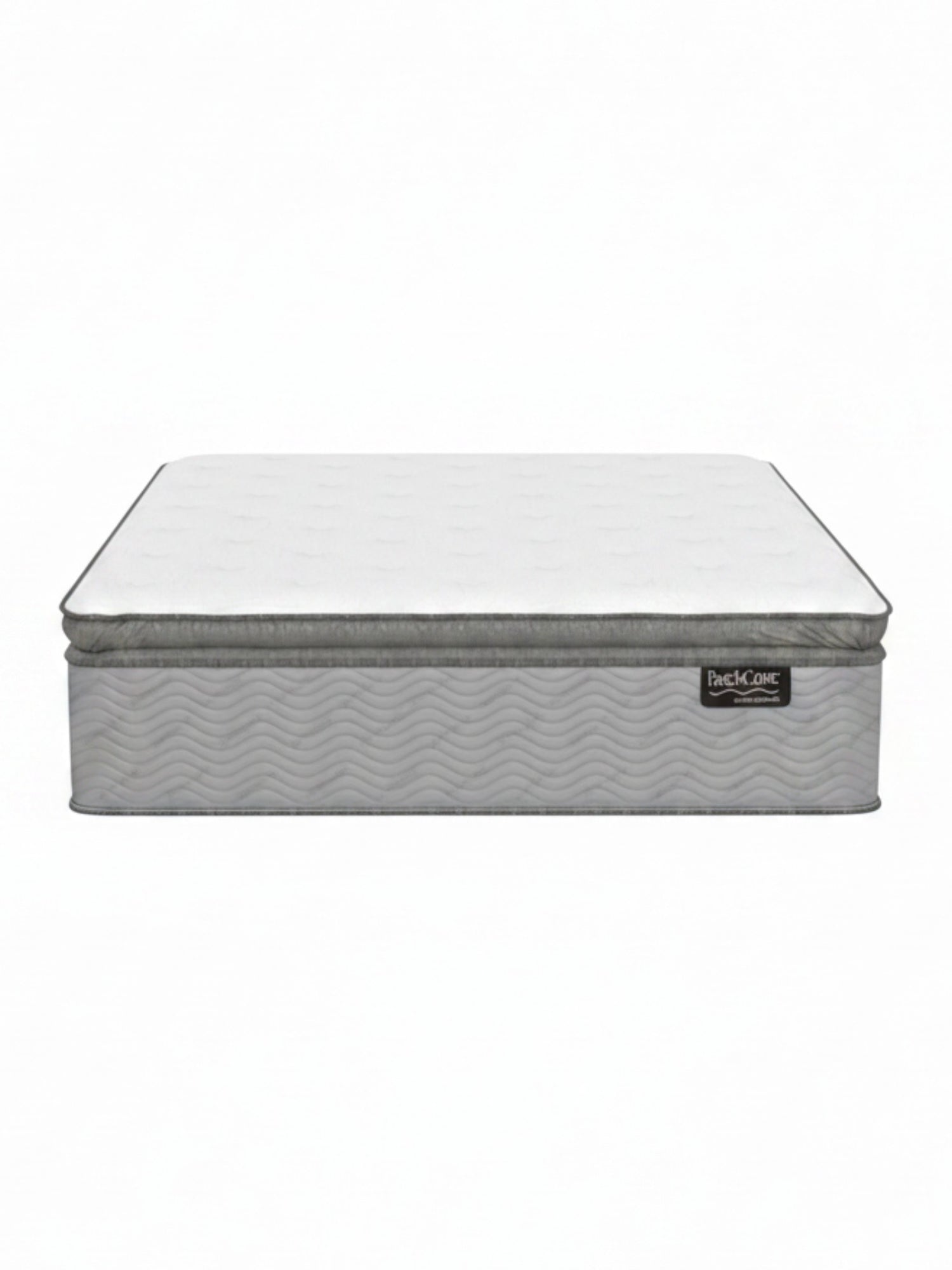 Matelas BackCare Quintet TOCO Meubles très grand avec ressorts ensachés et mousse mémoire, vue de profil.