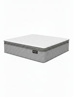 Matelas TOCO Meubles BackCare Quintet très grand avec ressorts ensachés, mousse mémoire et finition grise élégante