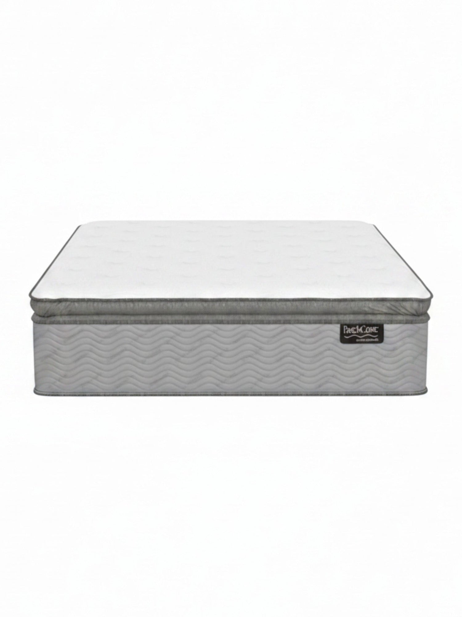 Matelas BackCare Quintet TOCO Meubles très grand avec ressorts ensachés et mousse mémoire, vue de profil.