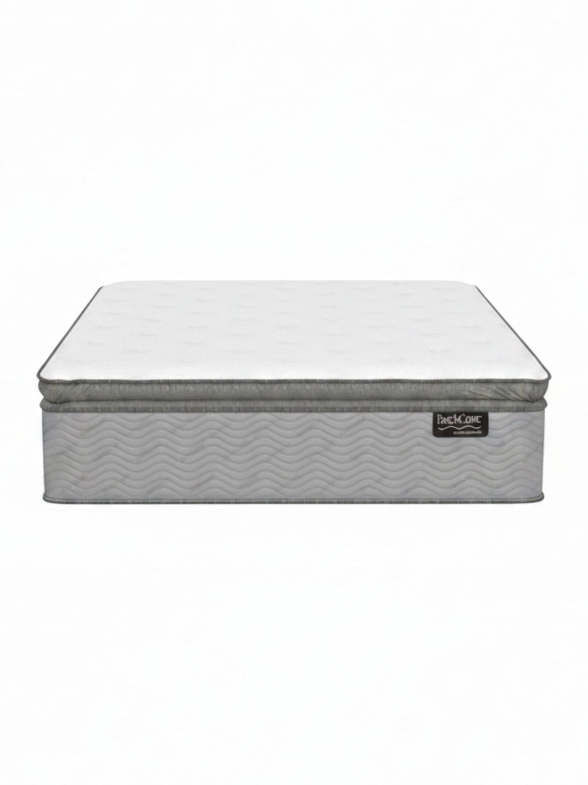 Matelas BackCare Quintet TOCO Meubles très grand avec ressorts ensachés et mousse mémoire, vue de profil.