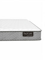 Matelas ferme TOCO Meubles BackCare Solo avec mousse haute densité et coutil gris texturé