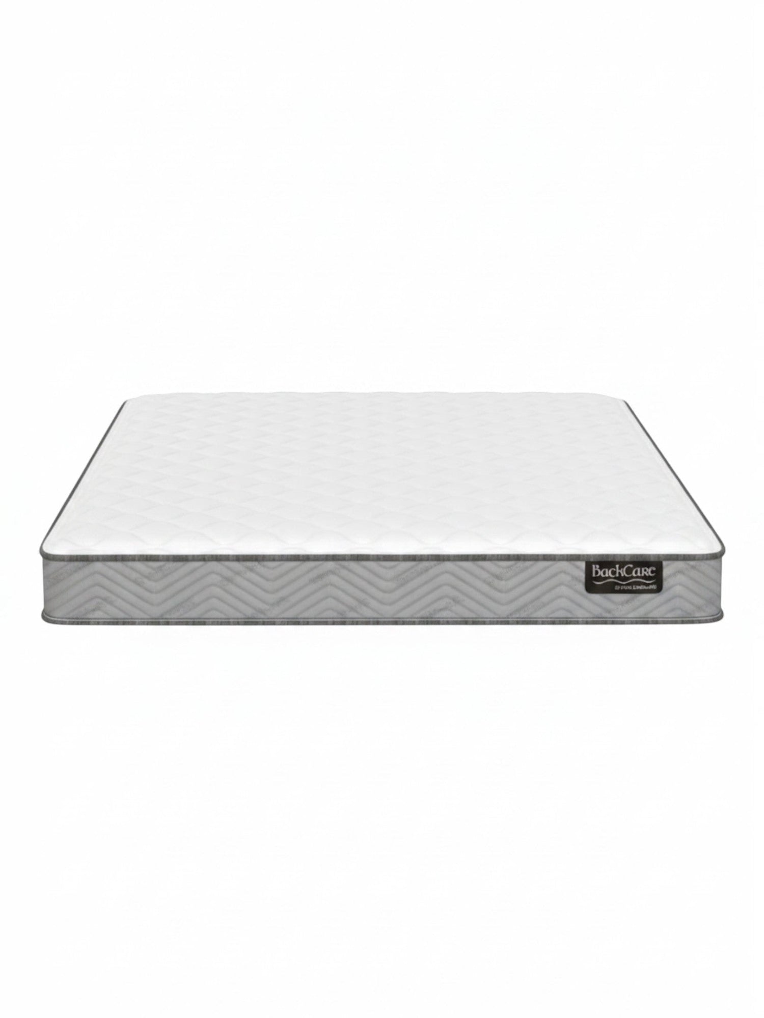 Matelas ferme BackCare Solo de TOCO Meubles avec mousse haute densité et fibres antimicrobiennes, vue de profil.