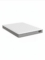 Matelas ferme BackCare Solo de TOCO Meubles avec mousse haute densité et surface blanche matelassée
