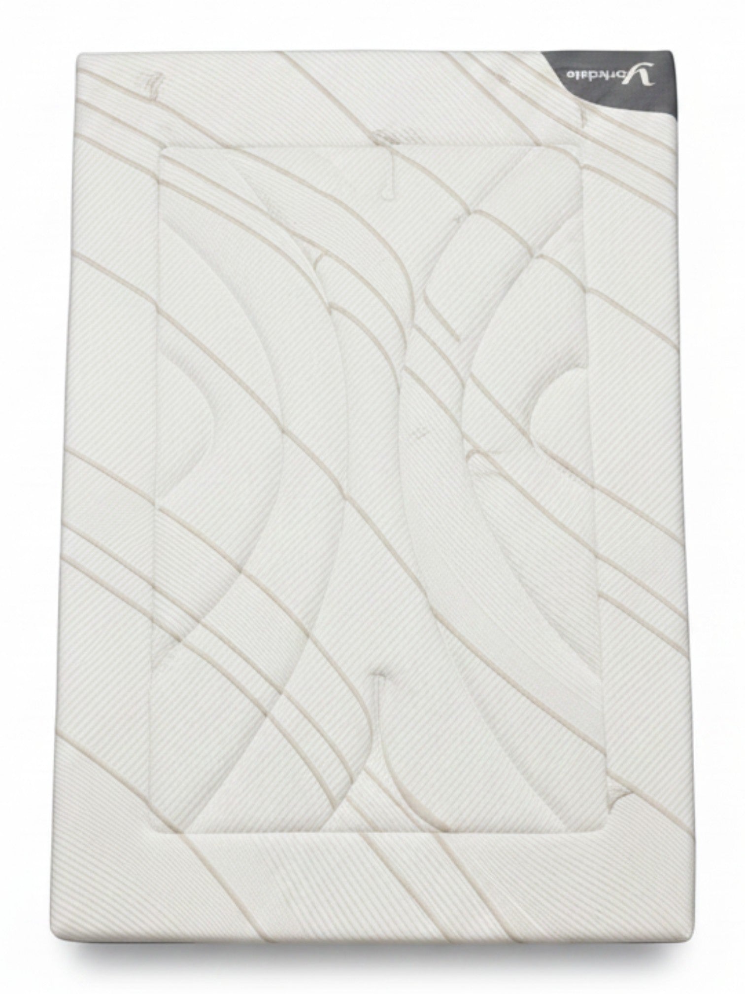 Matelas double Ultra Firm TOCO Meubles avec tissu rafraîchissant et mousse haute densité pour un soutien ferme