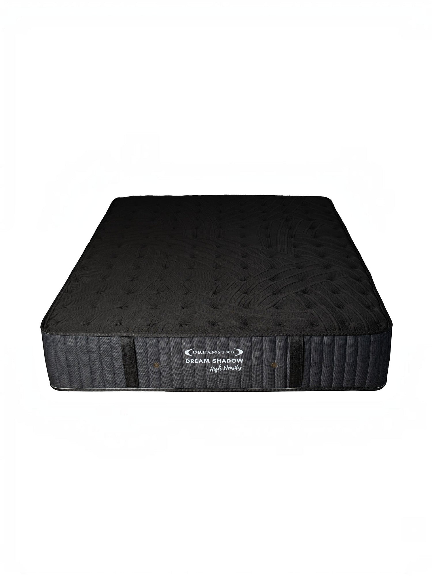 Matelas Dream Shadow Très Grand de TOCO Meubles, réversible, ferme, en mousse haute densité avec capitonnage vertical.
