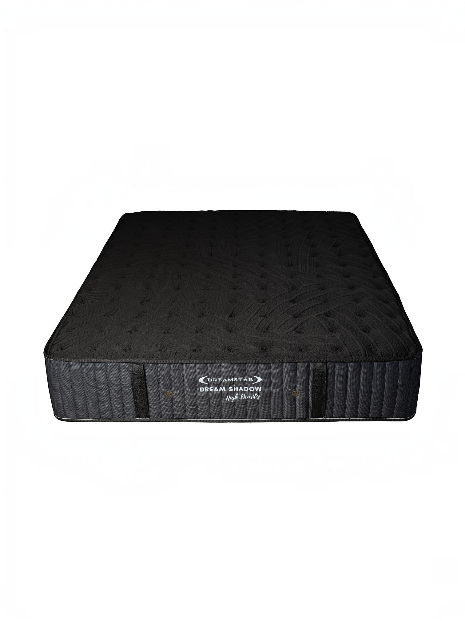 Matelas Dream Shadow Très Grand de TOCO Meubles, réversible, ferme, en mousse haute densité avec capitonnage vertical.