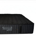 Matelas réversible TOCO Meubles Dream Shadow HD noir avec capitonnage vertical et tissu tricoté haute densité