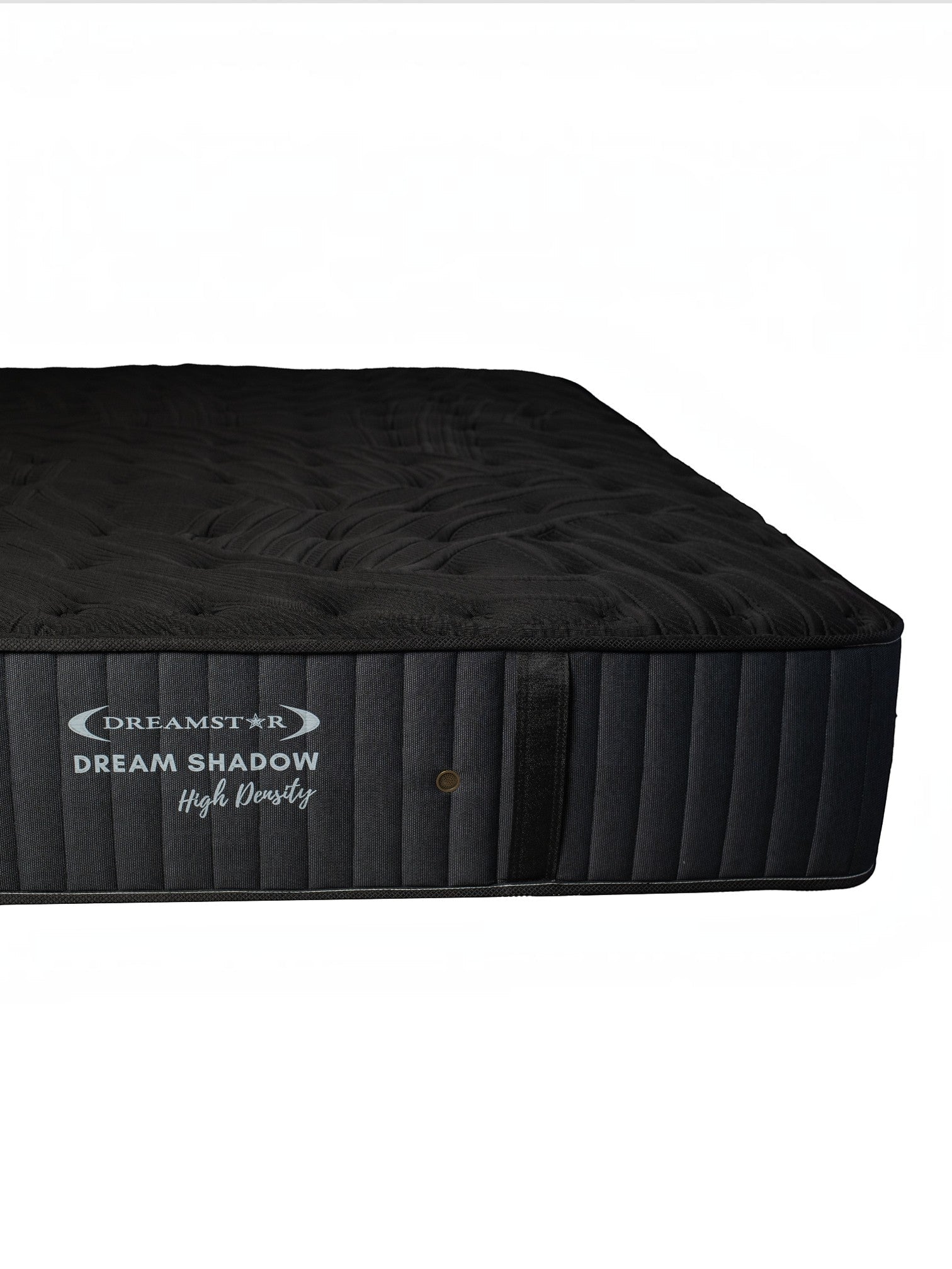 Matelas réversible TOCO Meubles Dream Shadow HD noir avec capitonnage vertical et tissu tricoté haute densité