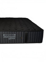 Matelas Dream Shadow HD noir de TOCO Meubles avec capitonnage latéral et surface en tissu tricoté ferme