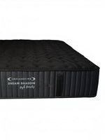 Matelas Dream Shadow HD noir de TOCO Meubles avec capitonnage latéral et surface en tissu tricoté ferme