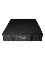 Matelas Dream Shadow HD TOCO Meubles noir réversible avec capitonnage latéral et tissu tricoté haute densité