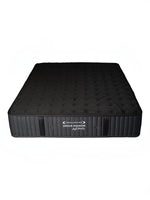 Matelas Dream Shadow HD TOCO Meubles noir réversible avec capitonnage latéral et tissu tricoté haute densité