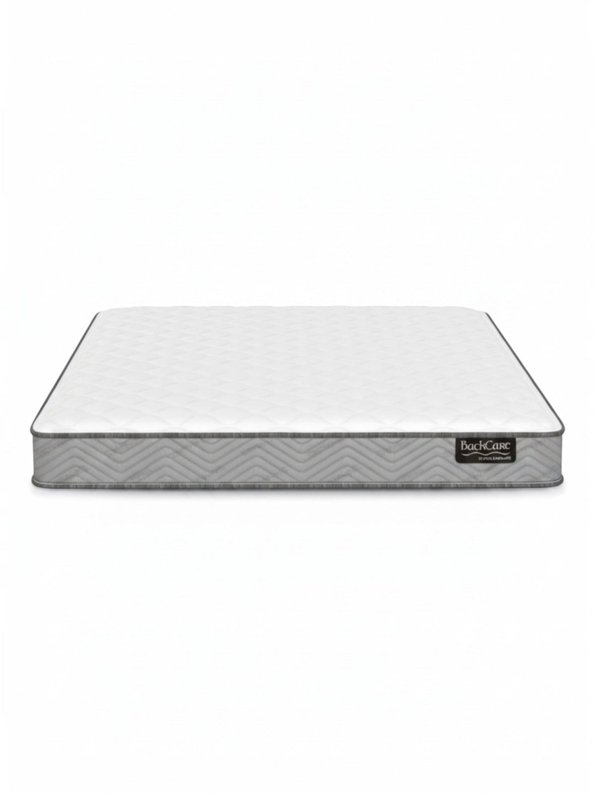 Matelas ferme BackCare Solo de TOCO Meubles avec mousse haute densité et fibres antimicrobiennes, vue de profil.