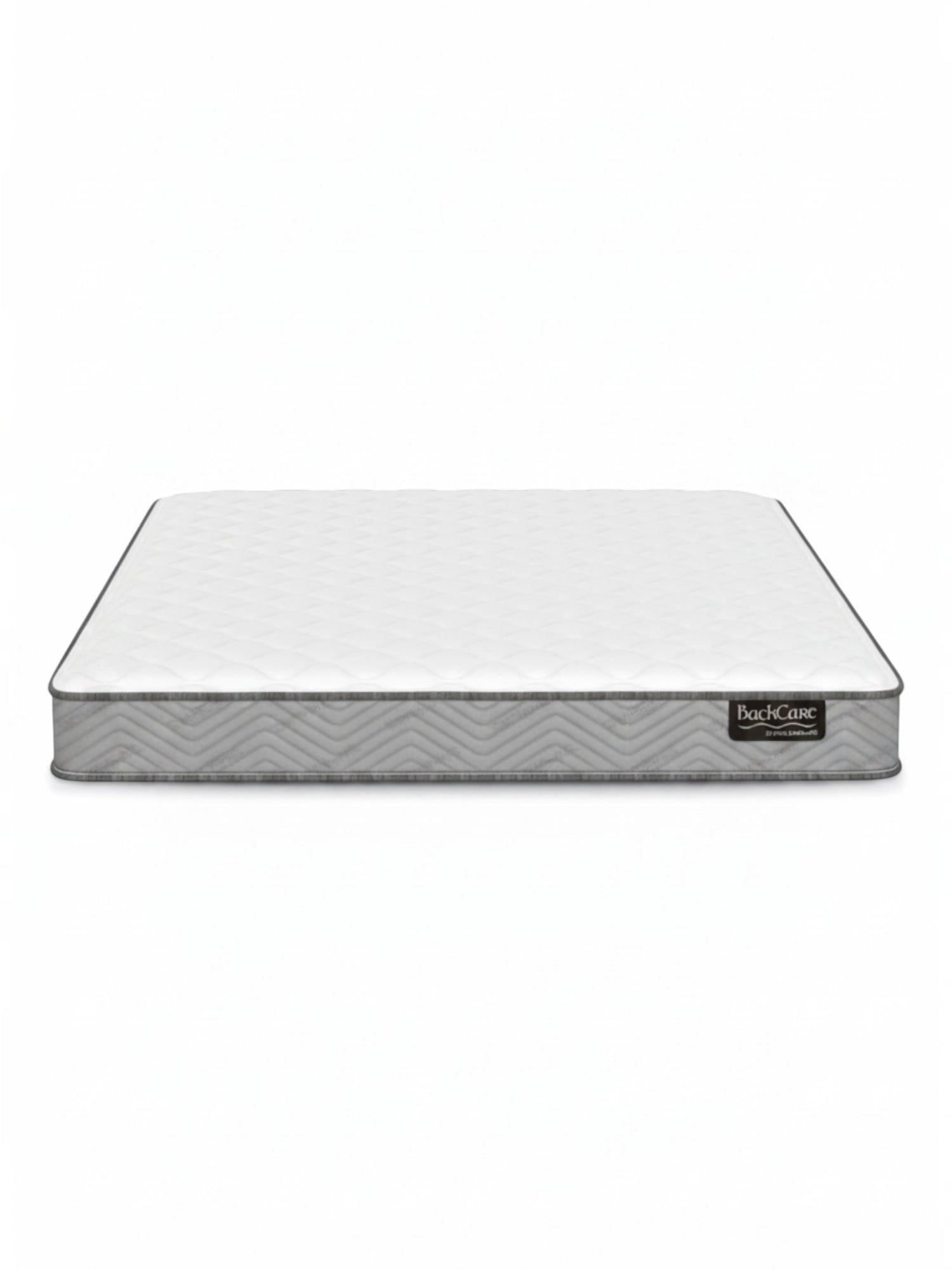 Matelas ferme BackCare Solo de TOCO Meubles avec mousse haute densité et fibres antimicrobiennes, vue de profil.