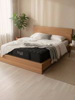Matelas ferme Dream Shadow HD de TOCO Meubles avec tissu noir, capitonnage latéral et design réversible moderne