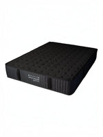 Matelas ferme réversible Dream Shadow HD de TOCO Meubles avec tissu tricoté noir et capitonnage latéral vertical