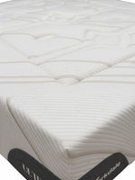 Matelas TOCO Meubles Ultra Medium blanc avec tissu rafraîchissant de luxe et surpiqûres détaillées
