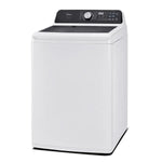TOCO Meubles MIDEA white 5.2 cu ft top-load turbine washer with Smart Wave technology and digital display.