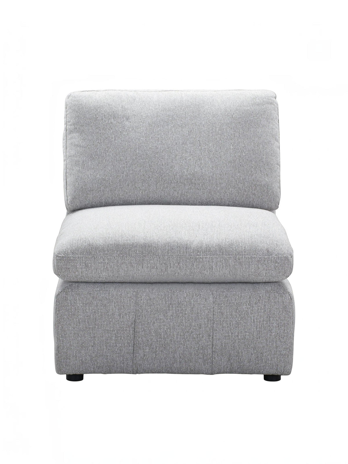TOCO Meubles Modulaire Monaco gris clair, tissu, fauteuil d'angle confortable et reconfigurable.