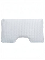 Oreiller ergonomique TOCO Meubles Bloo Ice blanc avec découpe pour épaules en mousse à mémoire de forme rafraîchissante