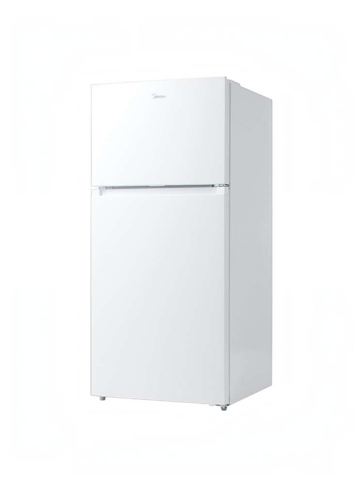Réfrigérateur blanc à congélateur supérieur TOCO Meubles avec éclairage DEL et système de circulation d'air