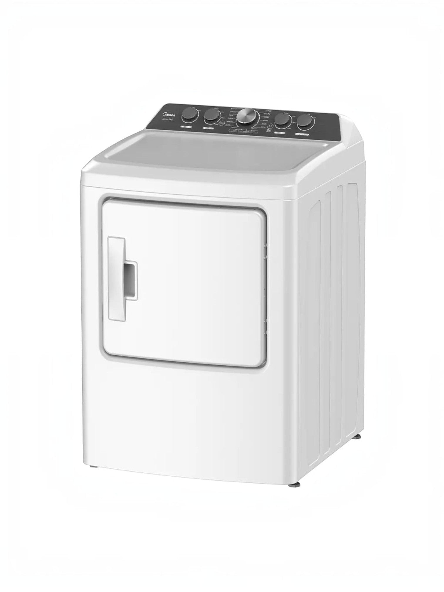 Sécheuse à chargement frontal TOCO Meubles blanche de 6,7 pi³ avec panneau de commande supérieur et porte latérale