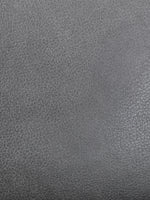 TOCO Meubles - Sofa inclinable Warren en cuir gris texturé, confortable et pratique pour un salon.