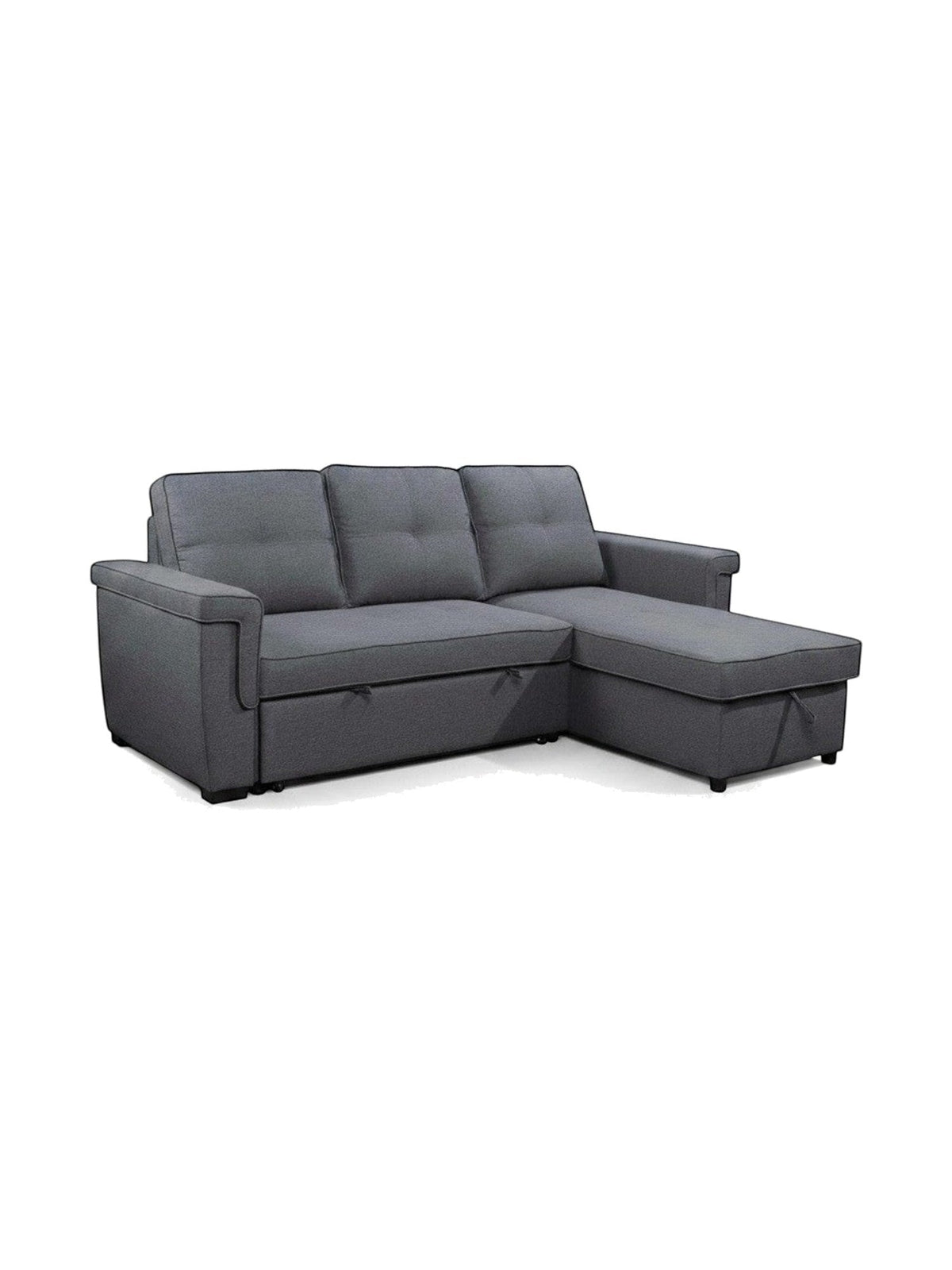 Sofa-lit d'angle Kendi gris TOCO Meubles au design contemporain et confortable